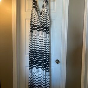 Black and White Maxi Dress